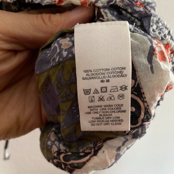 Free People Hold On Tight Gauze Hooded Top Size XS / Small Lightweight - Picture 4 of 5